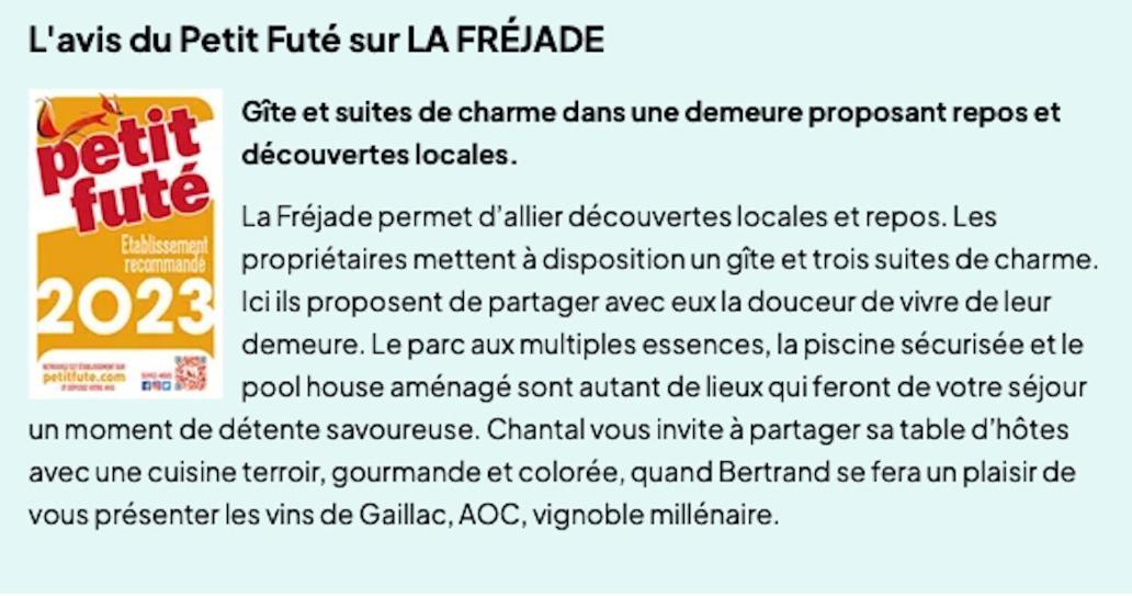 Bed & Breakfast La Frejade Lisle-sur-Tarn